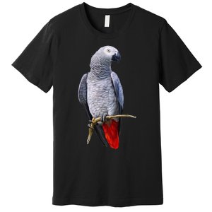 Beautiful African Grey Parrot Premium T-Shirt