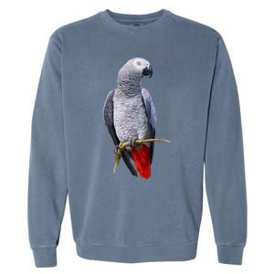 Beautiful African Grey Parrot Garment-Dyed Sweatshirt