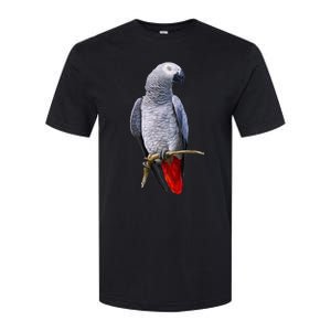 Beautiful African Grey Parrot Softstyle CVC T-Shirt