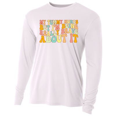 Brave and Groovy Conquering Tummy Troubles Cooling Performance Long Sleeve Crew