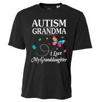 Butterfly Autism Grandma I Love My Granddaughter Autistic Cooling Performance Crew T-Shirt