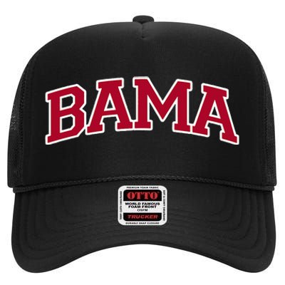 Bama Alabama Gifts Al State Graphic High Crown Mesh Back Trucker Hat