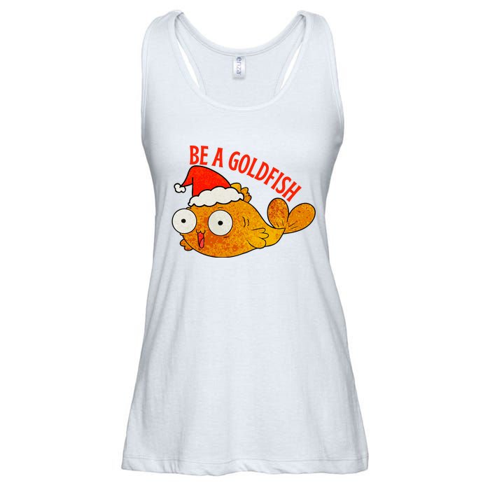 Be A Goldfish Funny Christmas Ladies Essential Flowy Tank