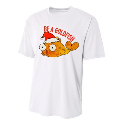 Be A Goldfish Funny Christmas Performance Sprint T-Shirt