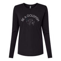 Be A Goldfish Womens Cotton Relaxed Long Sleeve T-Shirt