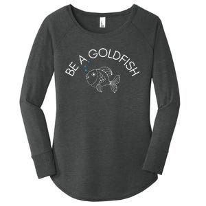 Be A Goldfish Women's Perfect Tri Tunic Long Sleeve Shirt