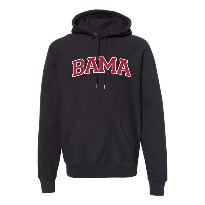 Bama Alabama Gifts Al State Graphic Premium Hoodie