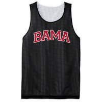 Bama Alabama Gifts Al State Graphic Mesh Reversible Basketball Jersey Tank