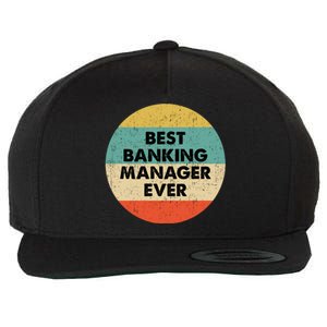 Banking Ager Gift Best Banking Ager Ever Gift Wool Snapback Cap