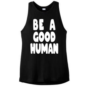 Be A Good Human Faith Ladies PosiCharge Tri-Blend Wicking Tank