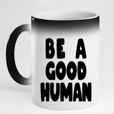 Be A Good Human Faith 11oz Black Color Changing Mug