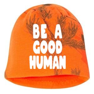 Be A Good Human Faith Kati - Camo Knit Beanie