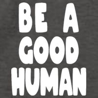 Be A Good Human Faith Vector Backpack