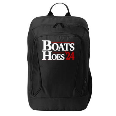 Boats And Hoes 2024 Election Funny City Backpack