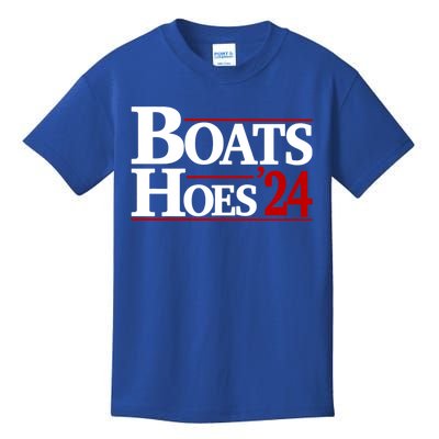 Boats And Hoes 2024 Election Funny Kids T-Shirt