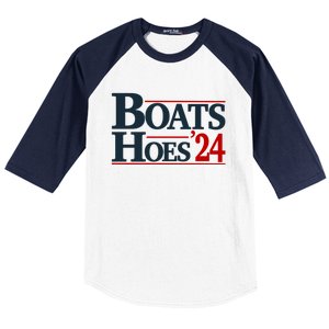 Boats And Hoes 2024 Election Funny Baseball Sleeve Shirt