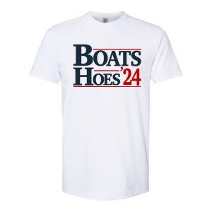 Boats And Hoes 2024 Election Funny Softstyle CVC T-Shirt