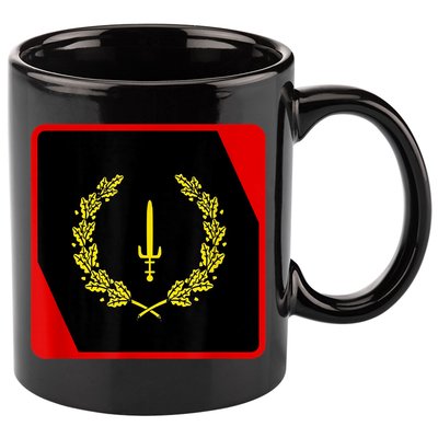Black American Heritage Flag 1967 11oz C Handle Ceramic Mug