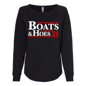 Boats And Hoes 2024 Election Funny Womens California Wash Sweatshirt