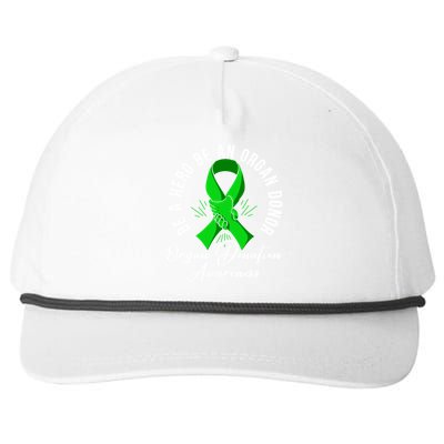 Be A Hero Be An Organ Donor Organ Donation Awareness Cute Gift Snapback Five-Panel Rope Hat