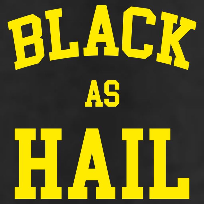 Black As Hail Yellow College Logo Adult Drive Performance Visor