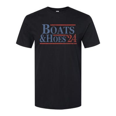 Boats And Hoes 2024 Election Funny Gifts Softstyle CVC T-Shirt