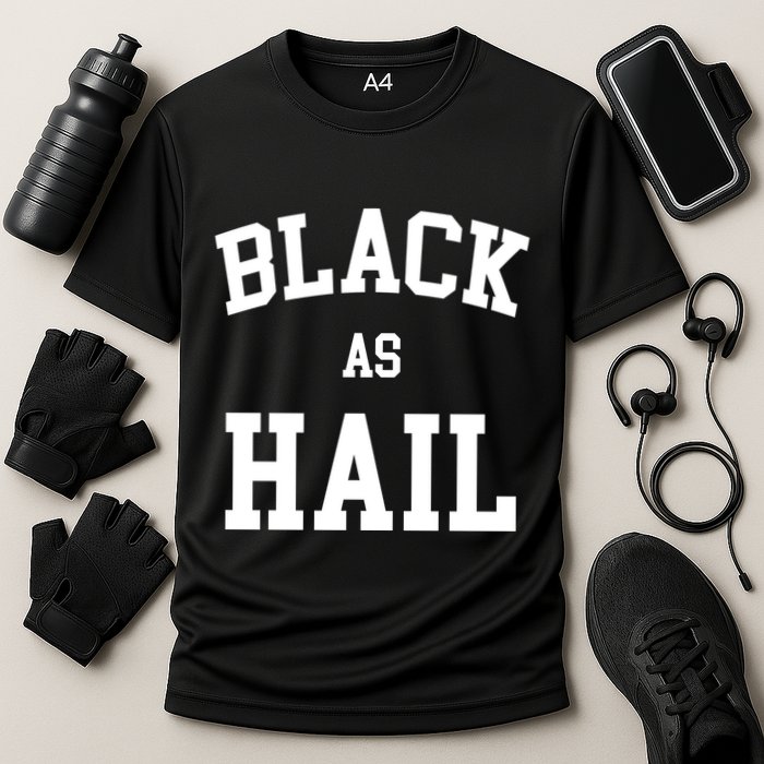 Black As Hail Pride Logo Cooling Performance Crew T-Shirt