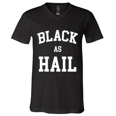 Black As Hail Pride Logo V-Neck T-Shirt