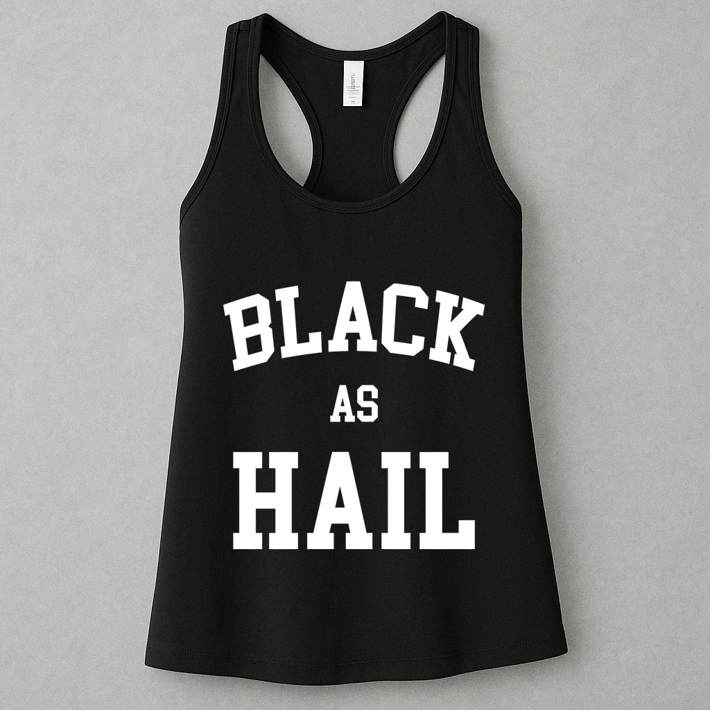 Black As Hail Pride Logo Womens Tank Top