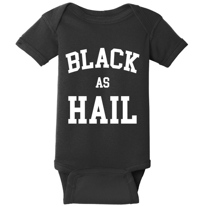 Black As Hail Pride Logo Baby Bodysuit