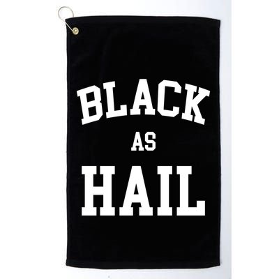 Black As Hail Pride Logo Golf Towel