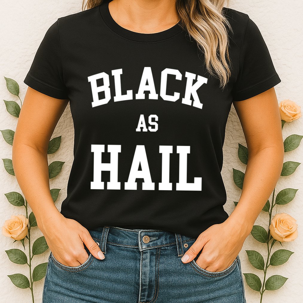 Black As Hail Pride Logo Womens T-Shirt