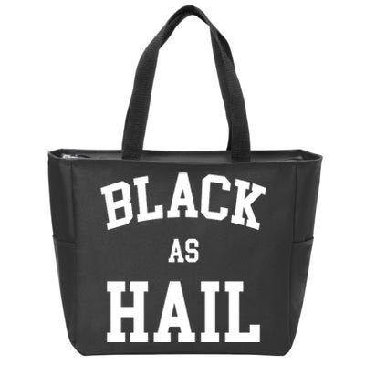 Black As Hail Pride Logo Zip Tote Bag