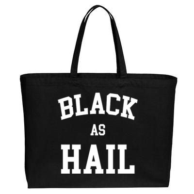 Black As Hail Pride Logo Cotton Canvas Jumbo Tote