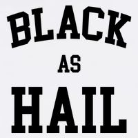 Black As Hail Pride Logo Garment-Dyed Sweatshirt