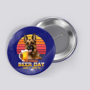 Beer And Hang With My Ger Shepherd Dog Lover Gift Button