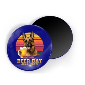 Beer And Hang With My Ger Shepherd Dog Lover Gift Magnet