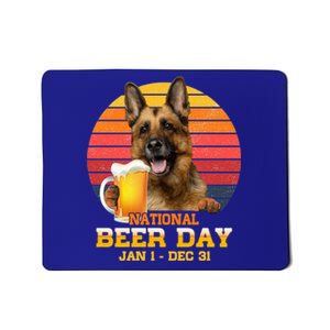 Beer And Hang With My Ger Shepherd Dog Lover Gift Mousepad