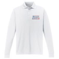 Boats And Hoes 2024 Election Performance Long Sleeve Polo