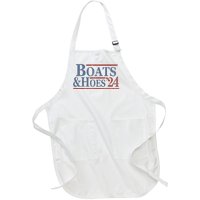 Boats And Hoes 2024 Election Full-Length Apron With Pockets