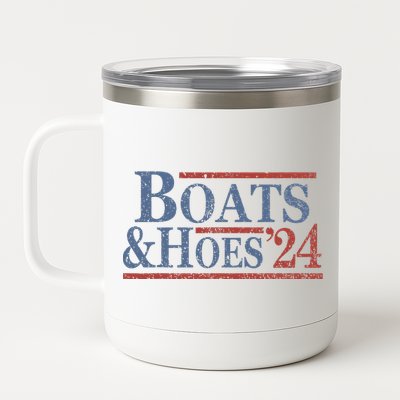 Boats And Hoes 2024 Election 12 oz Stainless Steel Tumbler Cup