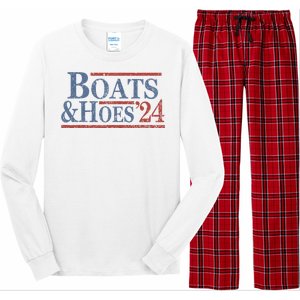 Boats And Hoes 2024 Election Long Sleeve Pajama Set