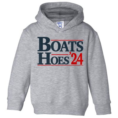 Boats And Hoes 2024 Election Funny Toddler Hoodie