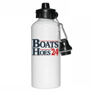 Boats And Hoes 2024 Election Funny Aluminum Water Bottle 