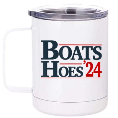 Boats And Hoes 2024 Election Funny 12 oz Stainless Steel Tumbler Cup