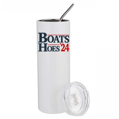 Boats And Hoes 2024 Election Funny Stainless Steel Tumbler