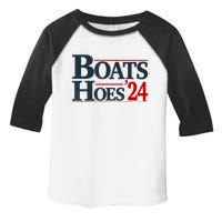 Boats And Hoes 2024 Election Funny Toddler Fine Jersey T-Shirt