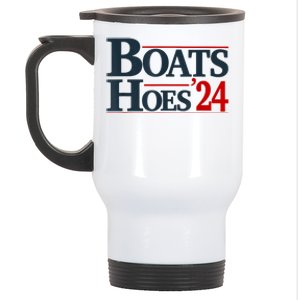 Boats And Hoes 2024 Election Funny Stainless Steel Travel Mug