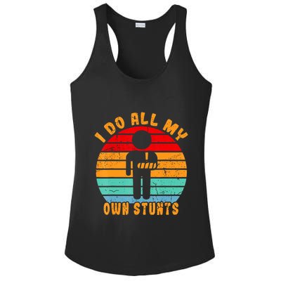 Broken Arm Hand Wrist Elbow Injury Get Well Soon Gifts Ladies PosiCharge Competitor Racerback Tank