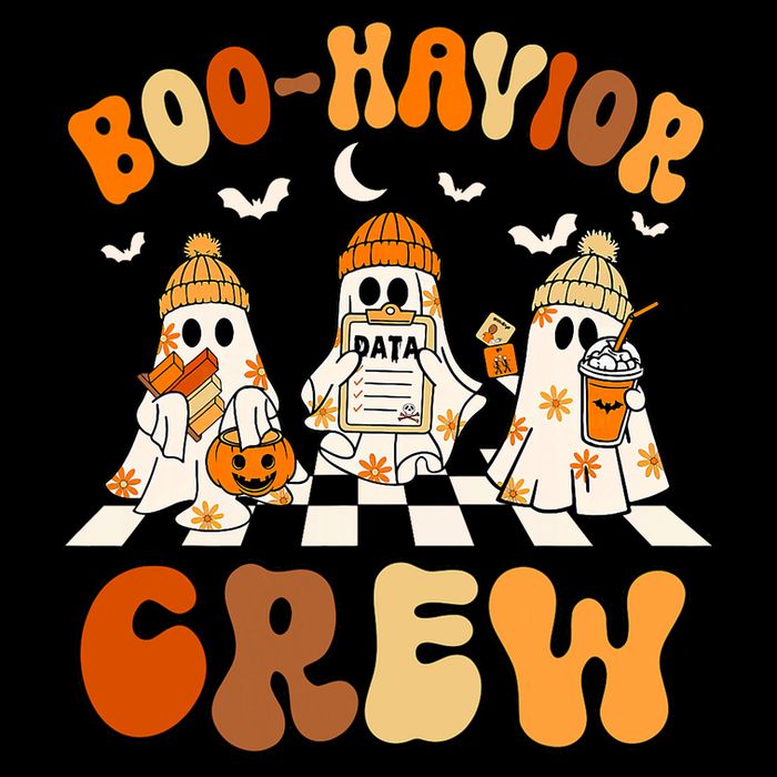 Behavior Analyst Halloween Aba Cute Ghost Boo Havior Crew Button